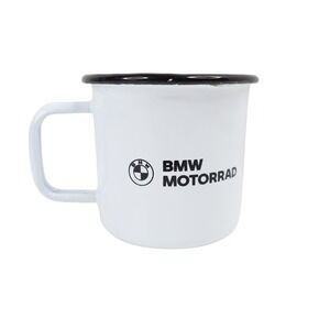 Vintage BMW Motorrad Enamel Metal Camp Cup